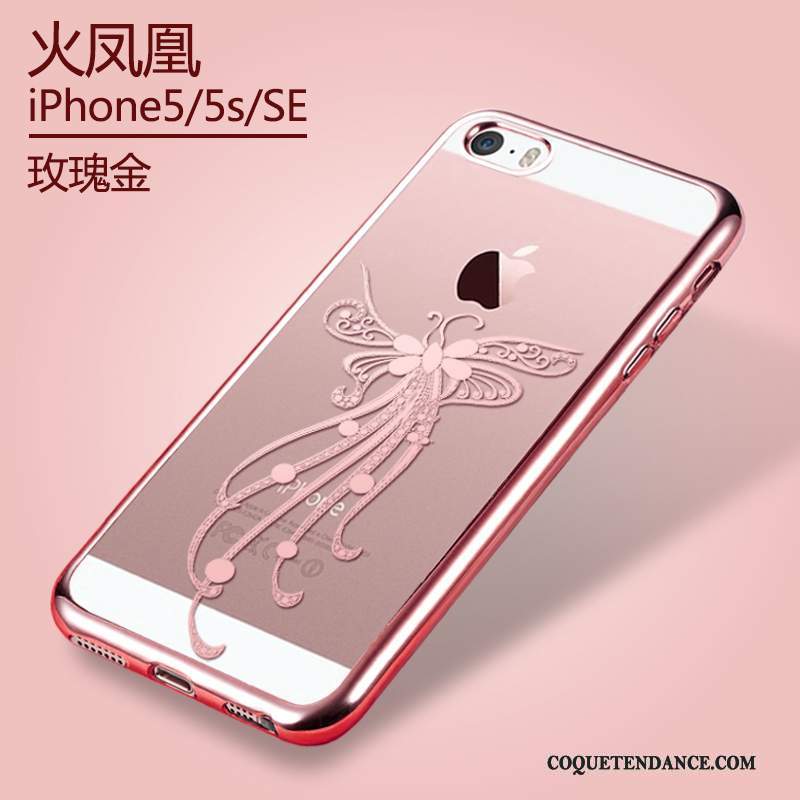 iPhone Se Coque Étui Protection Multicolore Transparent De Téléphone