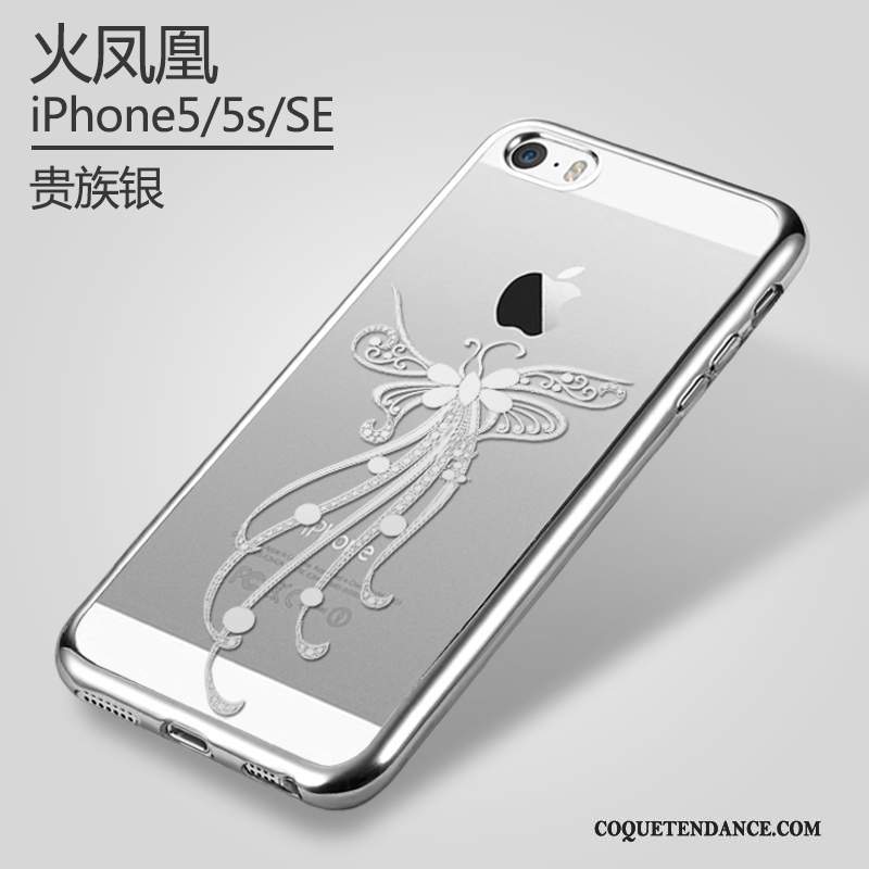 iPhone Se Coque Étui Protection Multicolore Transparent De Téléphone