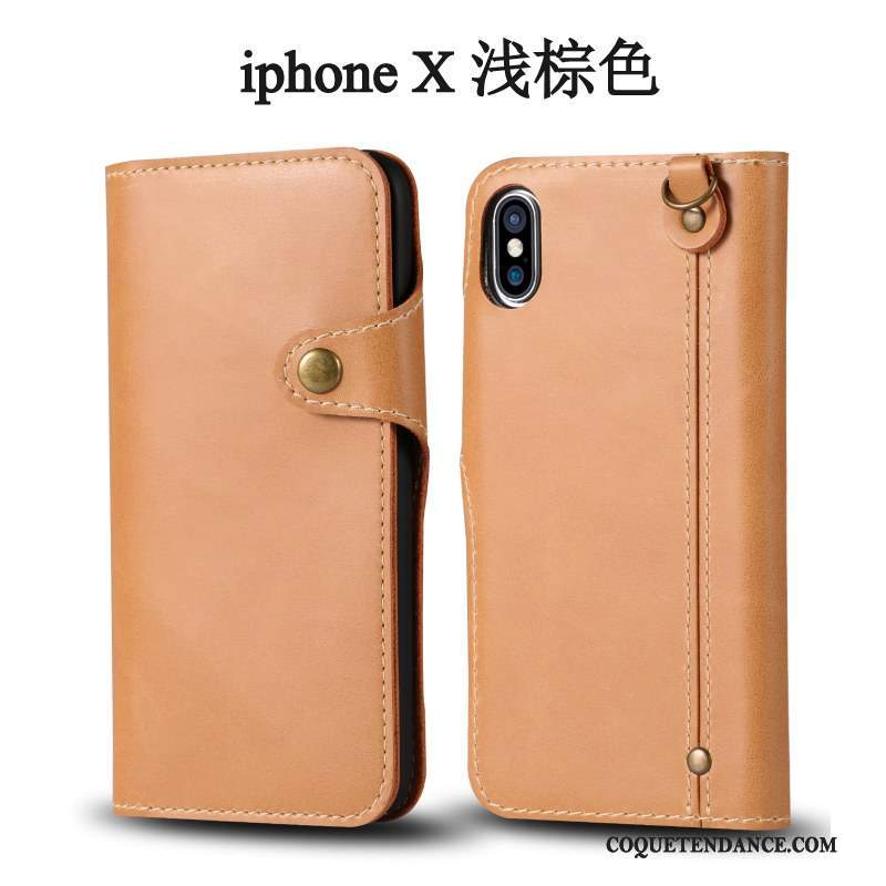 iPhone X Coque Clamshell Tendance De Téléphone Incassable Protection