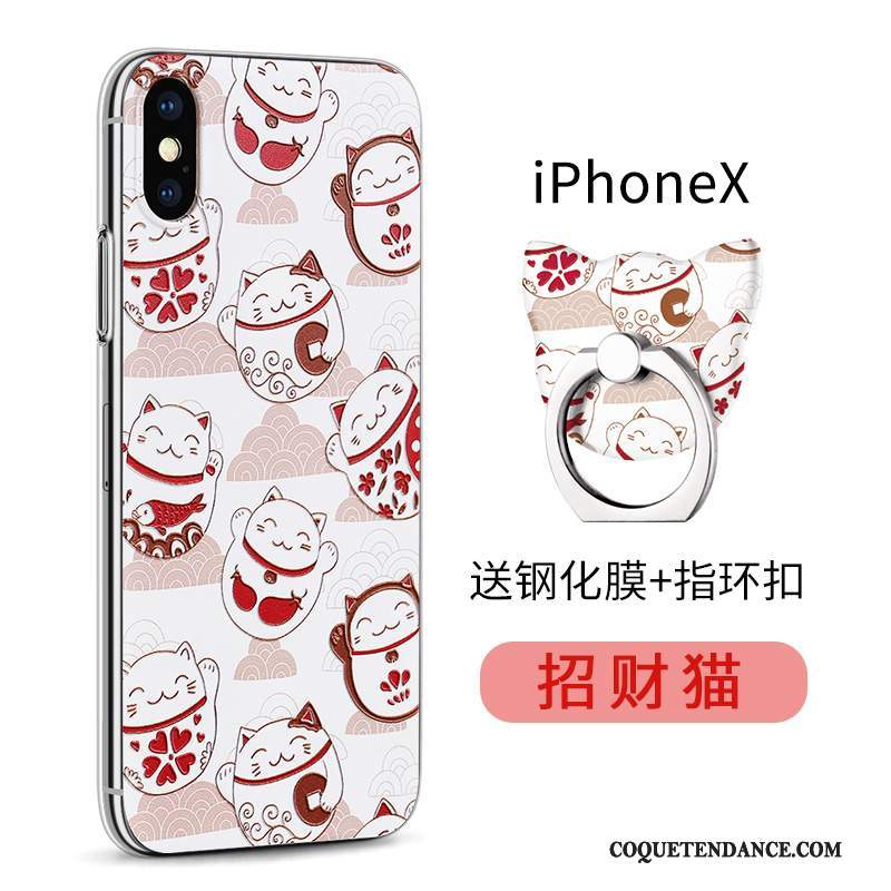 iPhone X Coque Multicolore Protection Étui Transparent Nouveau