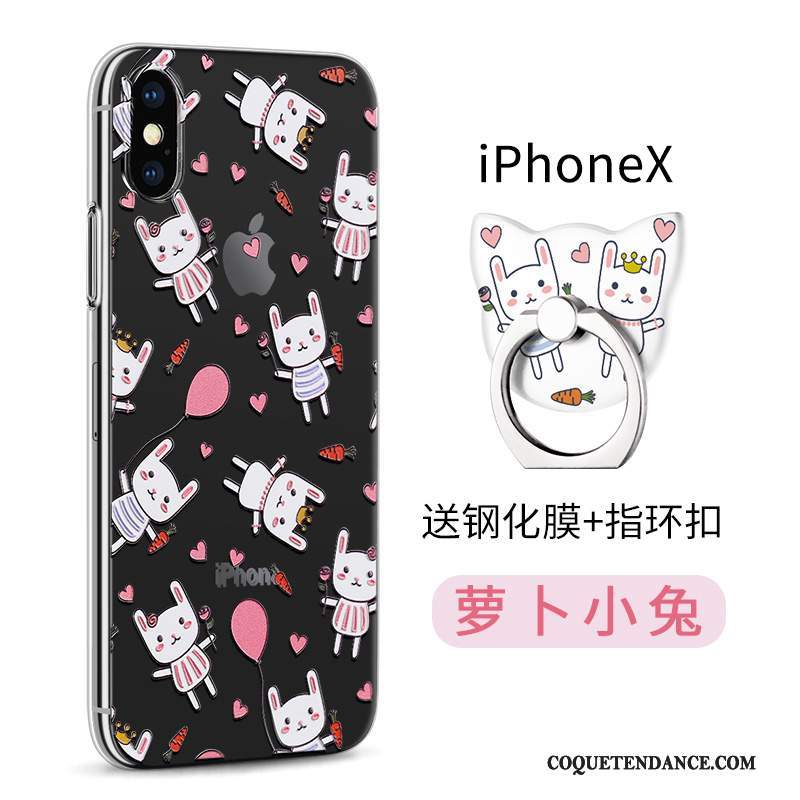 iPhone X Coque Multicolore Protection Étui Transparent Nouveau