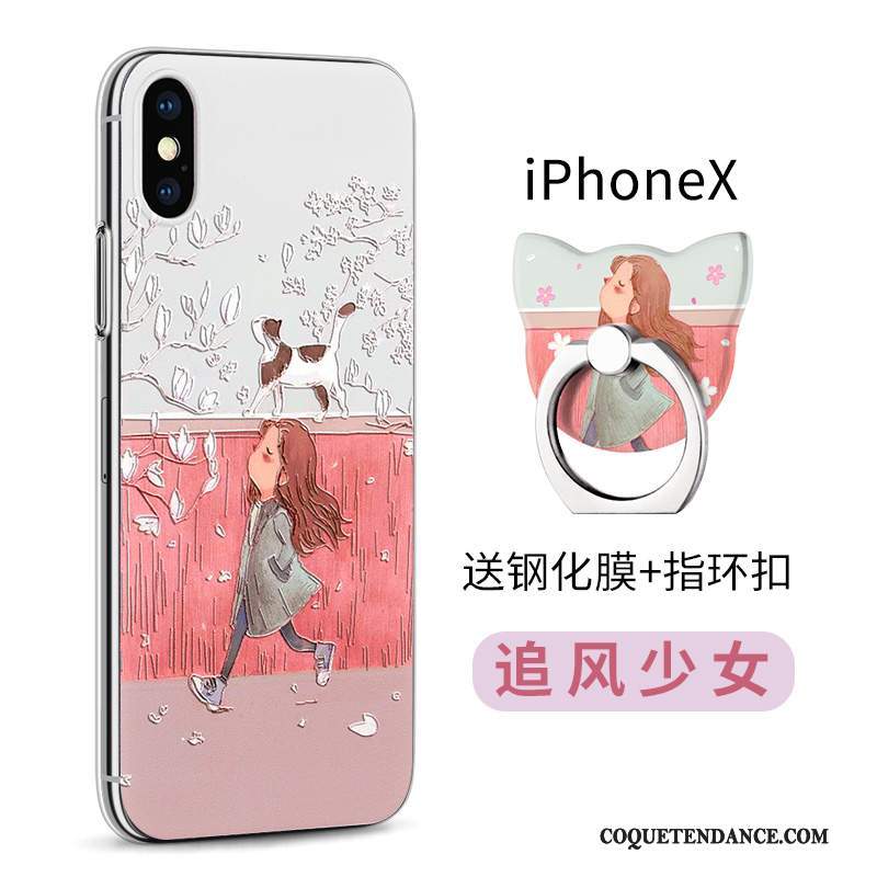 iPhone X Coque Multicolore Protection Étui Transparent Nouveau