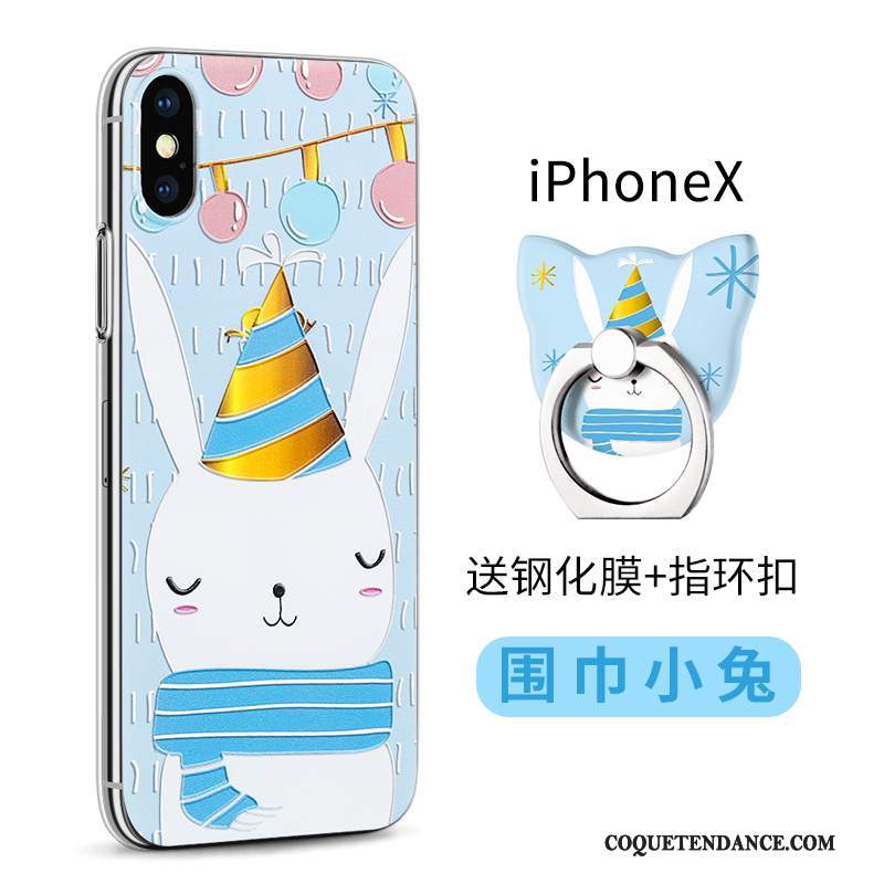 iPhone X Coque Multicolore Protection Étui Transparent Nouveau