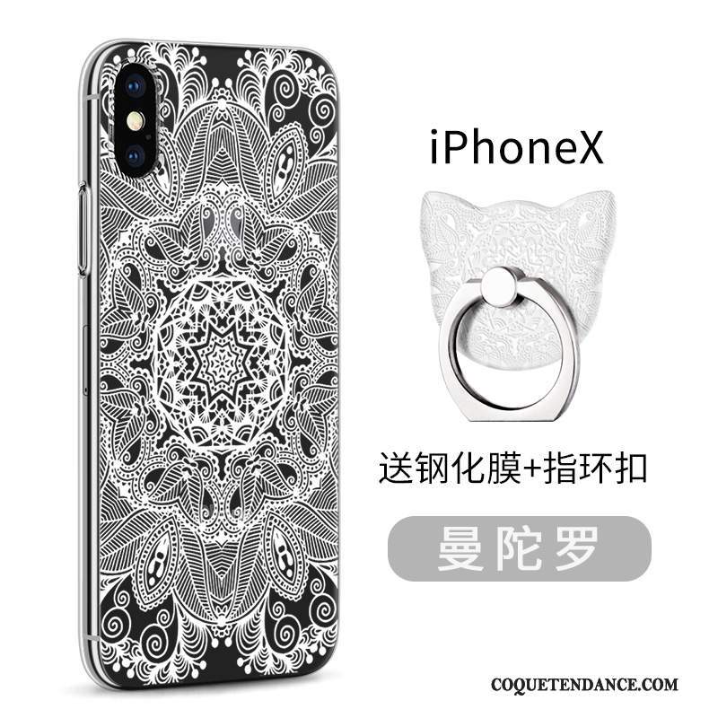 iPhone X Coque Multicolore Protection Étui Transparent Nouveau