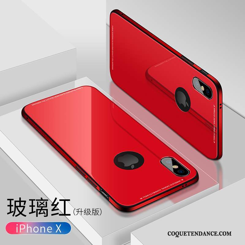 iPhone X Coque Nouveau Tout Compris Marque De Tendance Étui Rouge