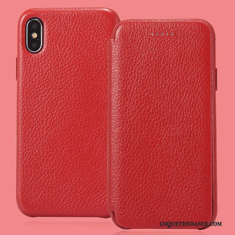 iPhone X Coque Rouge Étui De Téléphone Incassable Protection