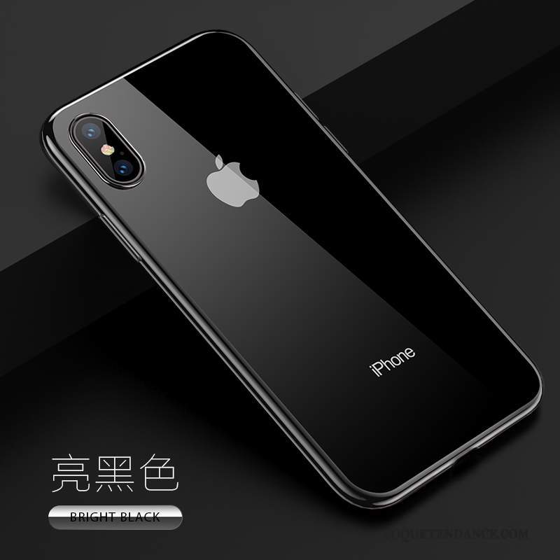 iPhone X Coque Tendance Étui Transparent Incassable Silicone