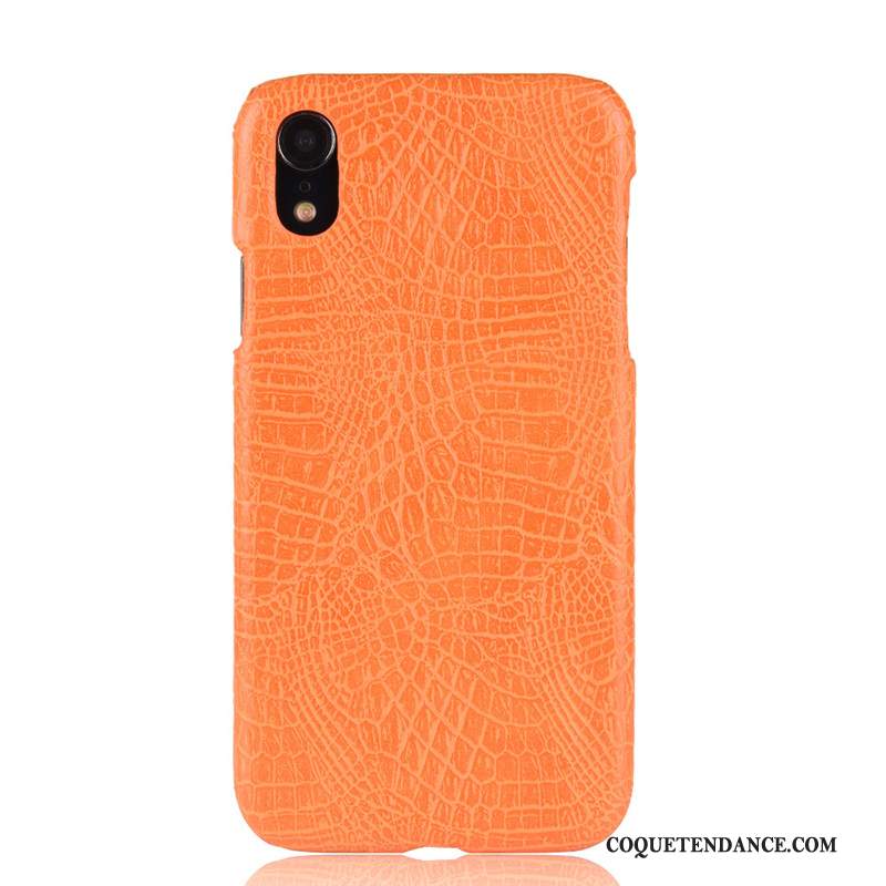 iPhone Xr Coque De Téléphone Protection Crocodile Modèle Étui Tendance