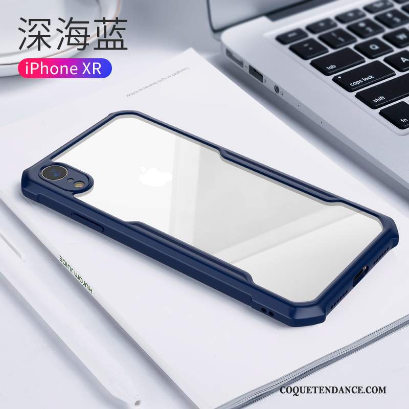 iPhone Xr Coque Très Mince Simple Nouveau Rouge