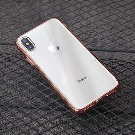 iPhone Xs Coque Nouveau Incassable Marque De Tendance Violet Silicone