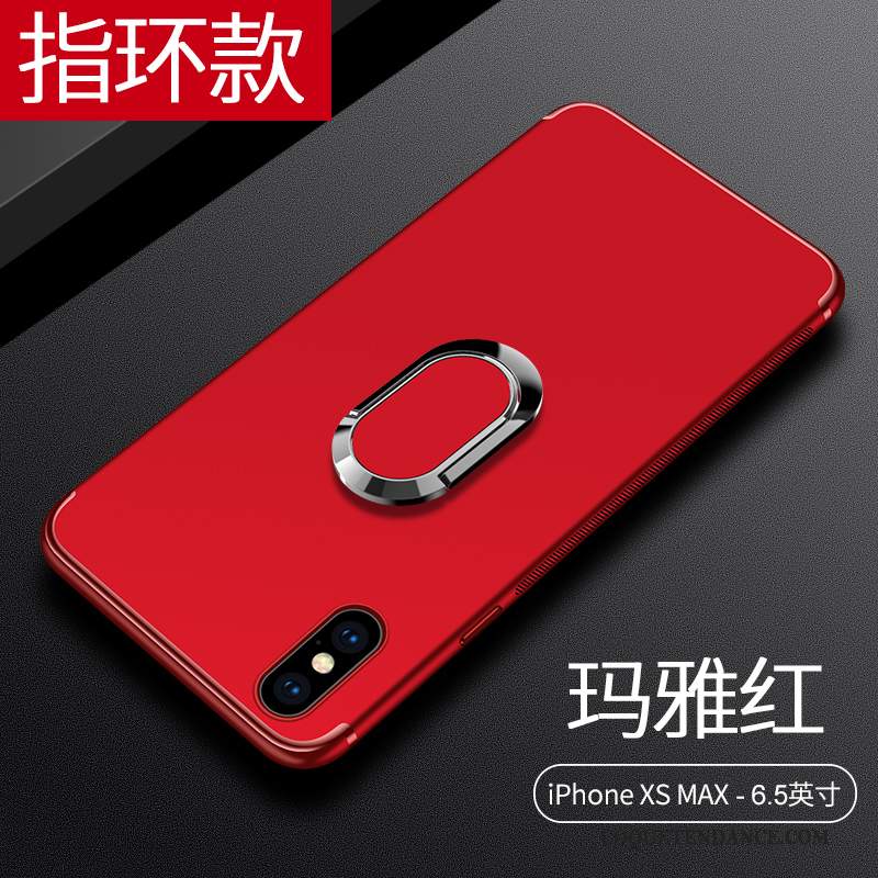 iPhone Xs Max Coque Magnétisme Tout Compris Silicone Support