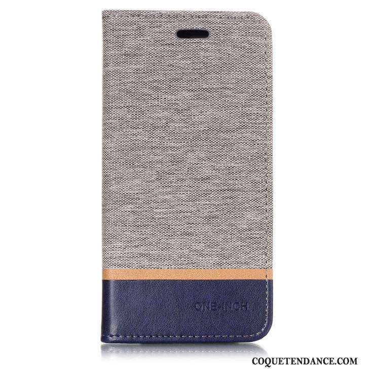 iPhone Xs Max Coque Protection Étui Housse Étui En Cuir Bleu