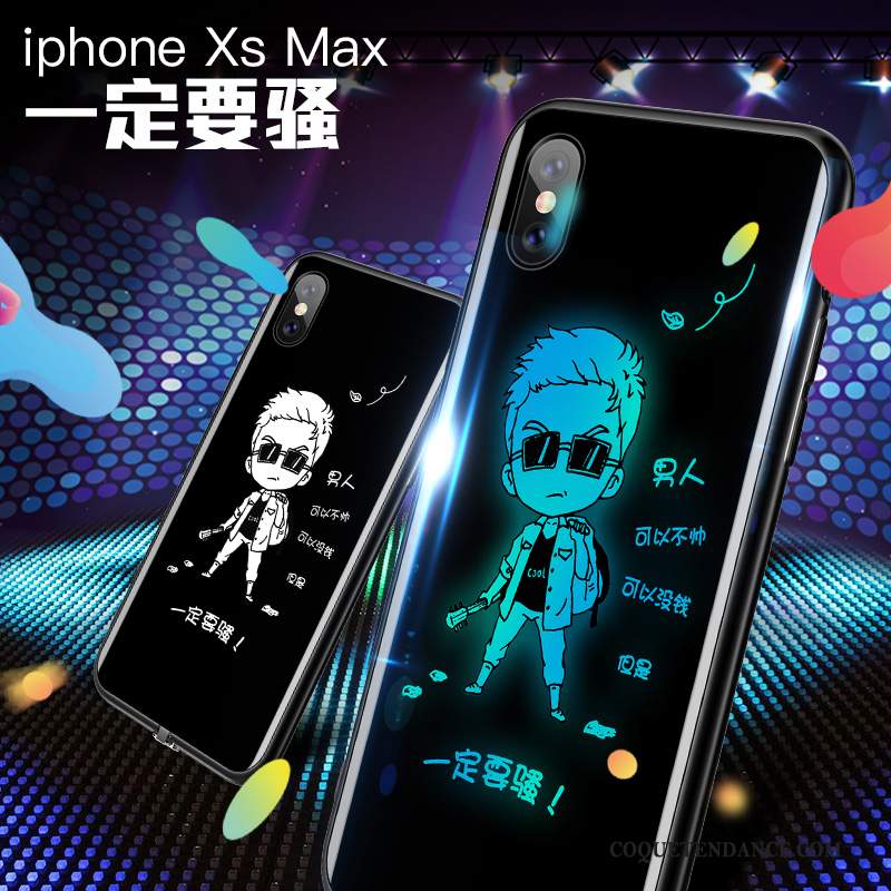 iPhone Xs Max Coque Verre Tout Compris Nouveau De Téléphone Lumineuses