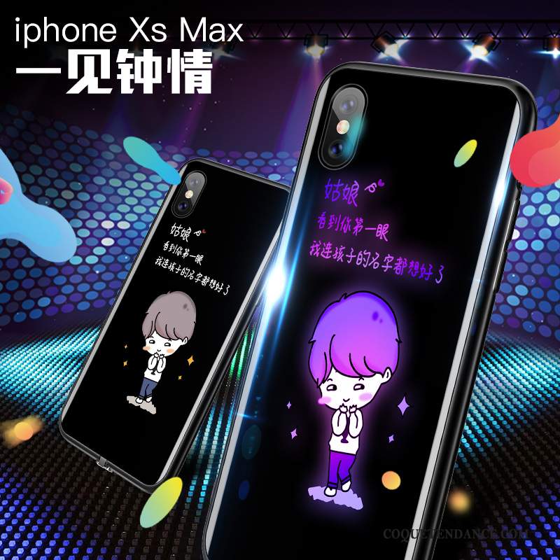iPhone Xs Max Coque Verre Tout Compris Nouveau De Téléphone Lumineuses
