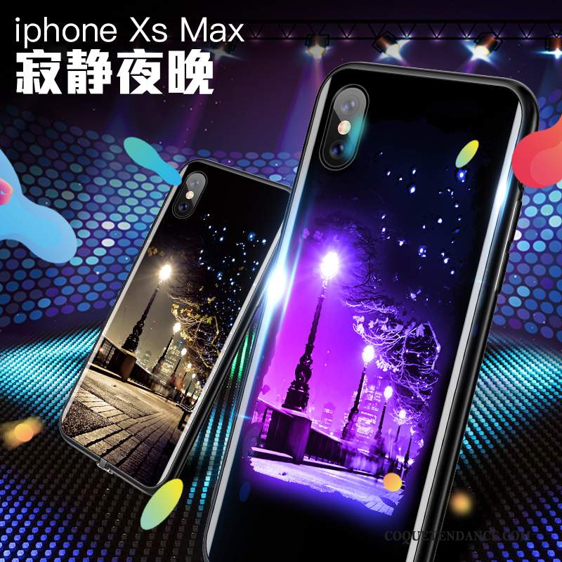 iPhone Xs Max Coque Verre Tout Compris Nouveau De Téléphone Lumineuses