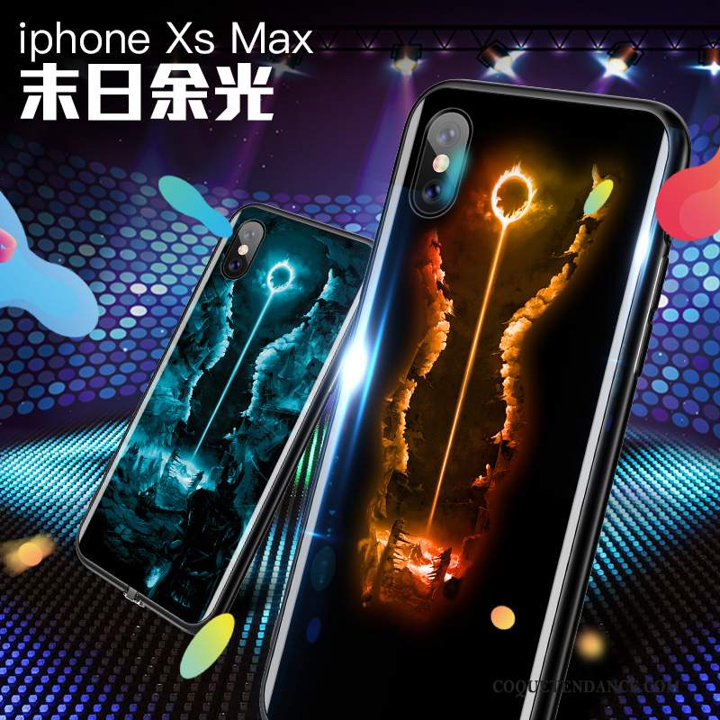 iPhone Xs Max Coque Verre Tout Compris Nouveau De Téléphone Lumineuses