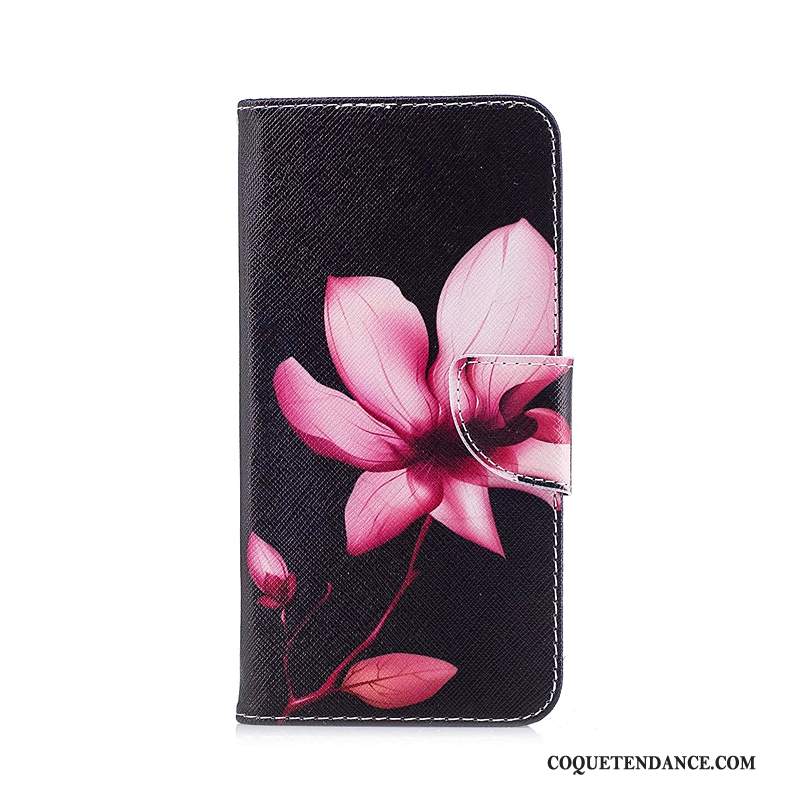 iPhone Xs Max Coque Violet Protection Étui En Cuir Housse Dessin Animé