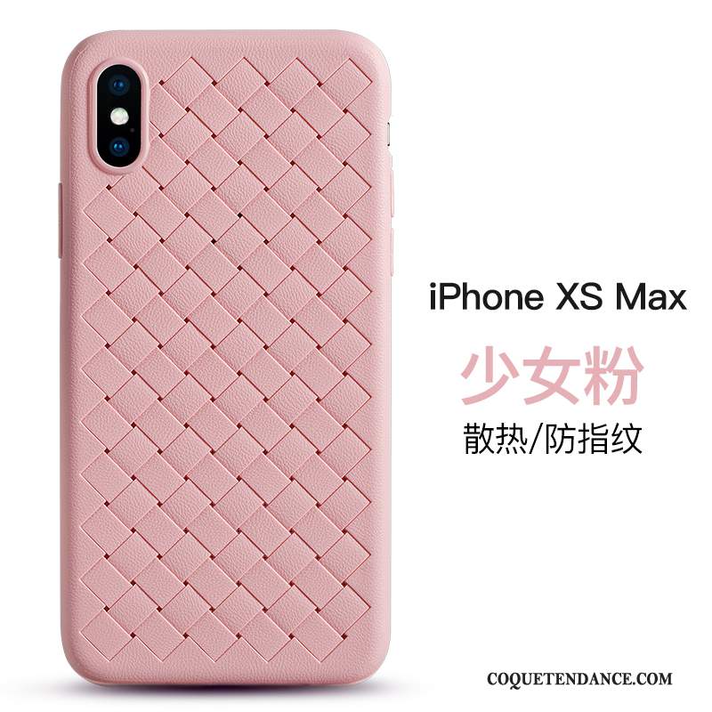 iPhone Xs Max Coque Étui Protection Modèle Fleurie Refroidissement Respirant