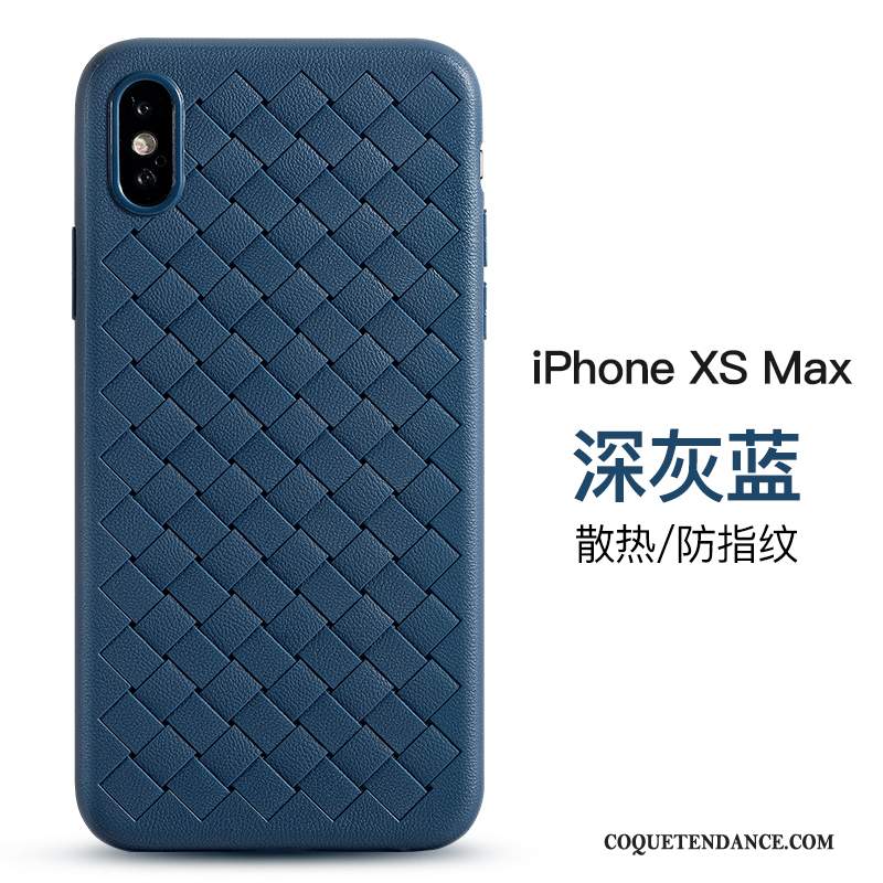 iPhone Xs Max Coque Étui Protection Modèle Fleurie Refroidissement Respirant