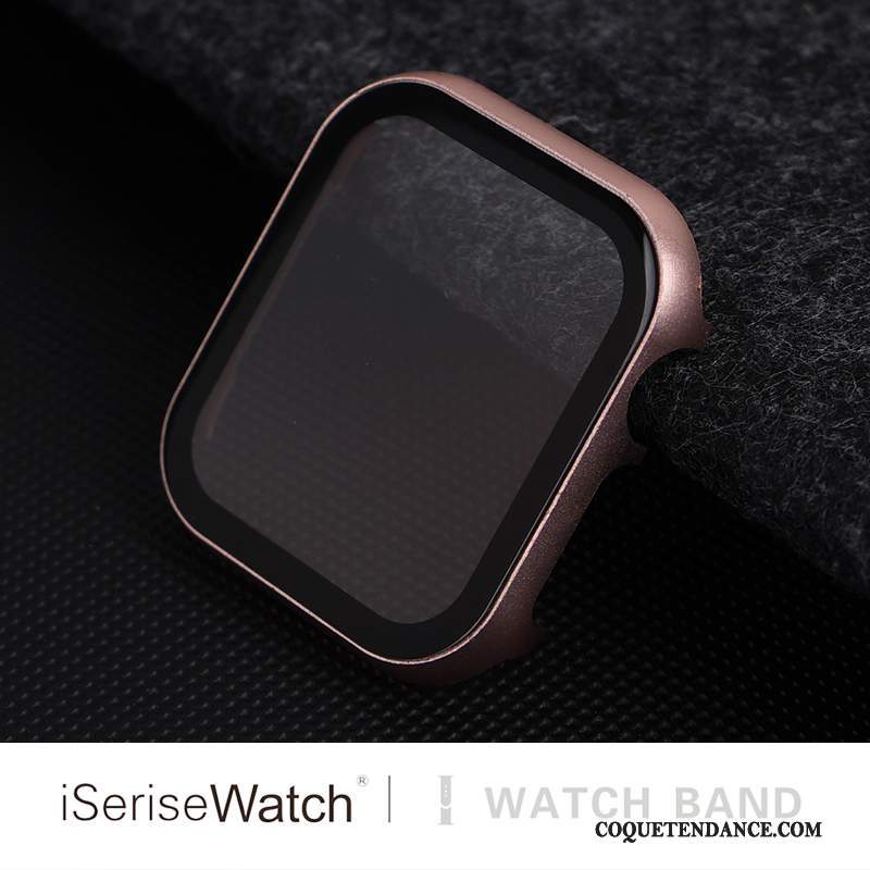Apple Watch Series 1 Coque Rose Tempérer Protection Membrane