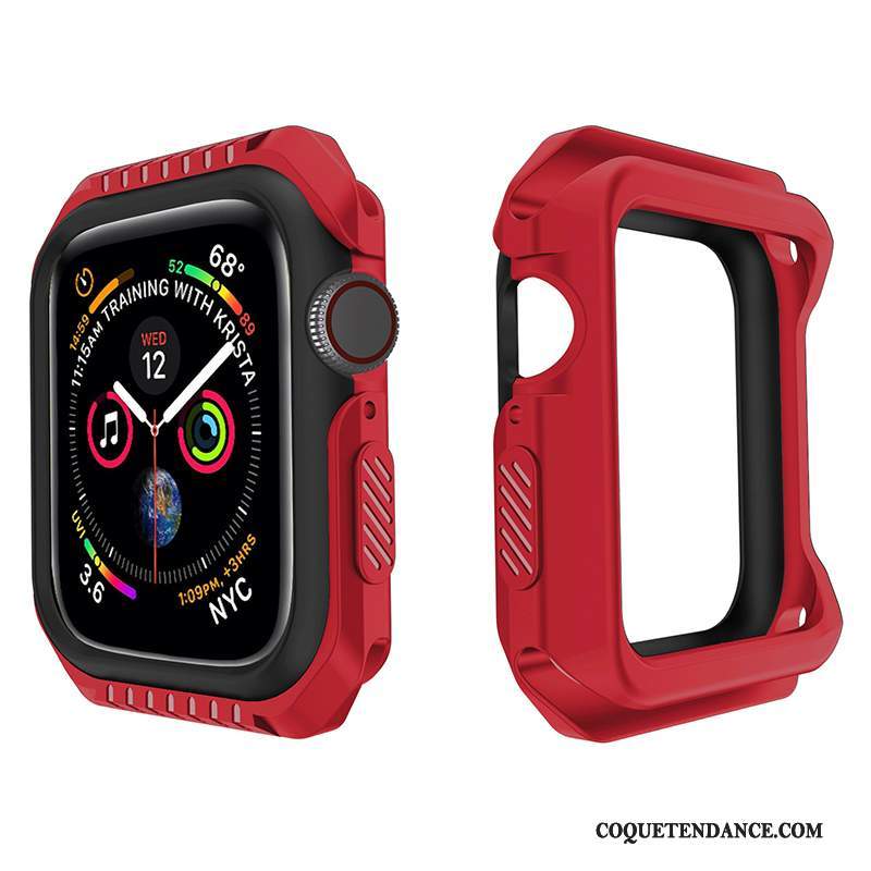 Apple Watch Series 1 Coque Étui Silicone Fluide Doux Rouge Incassable