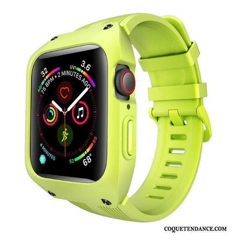 Apple Watch Series 2 Coque Sport Trois Défenses Silicone Vert