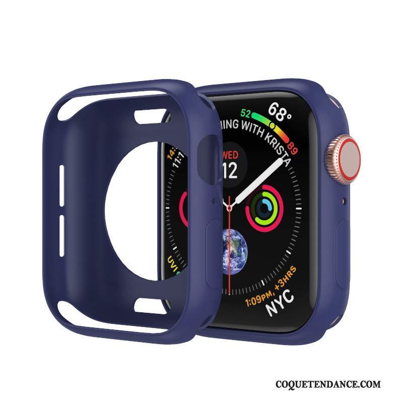 Apple Watch Series 3 Coque Bleu Protection Tendance Accessoires Silicone