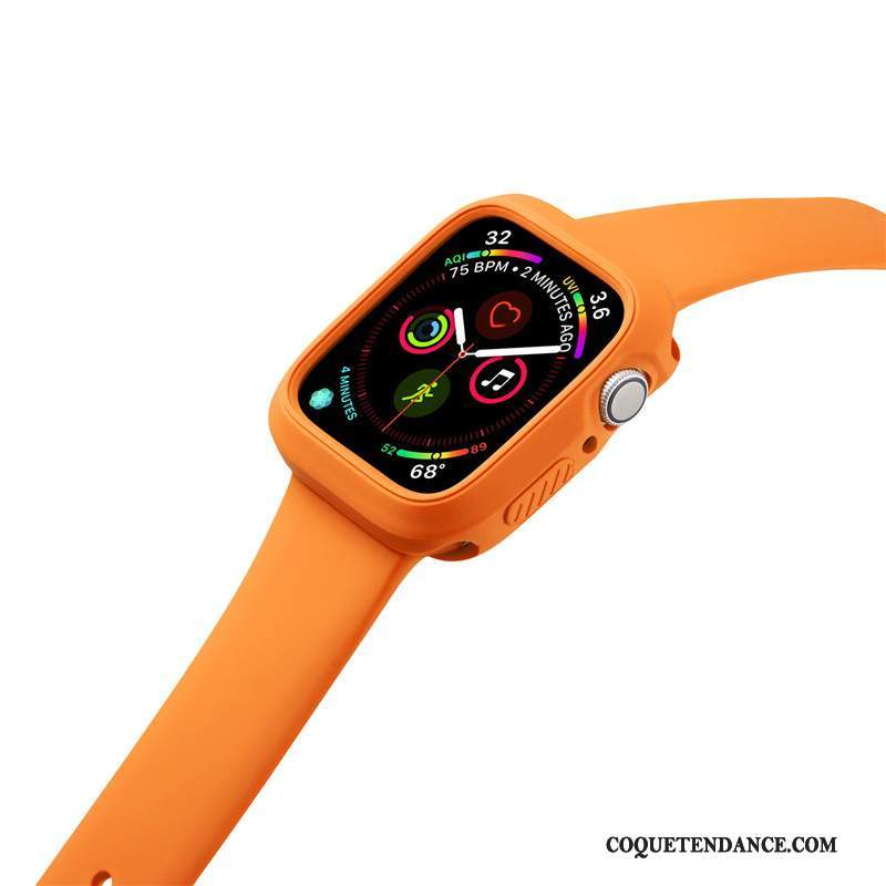 Apple Watch Series 3 Coque Incassable Sport Silicone Orange