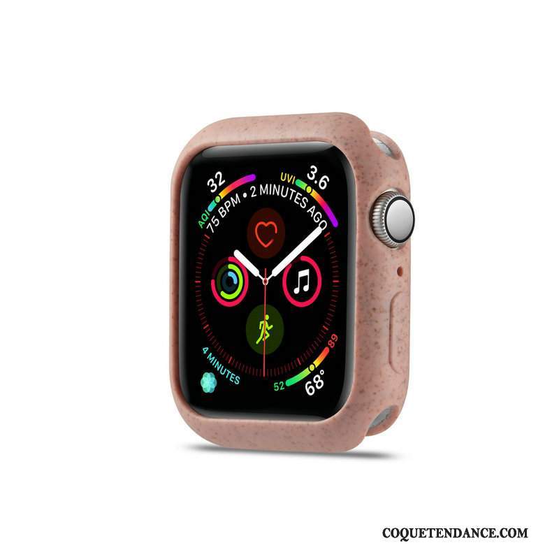 Apple Watch Series 4 Coque Rose Dragon Délavé En Daim Tendance
