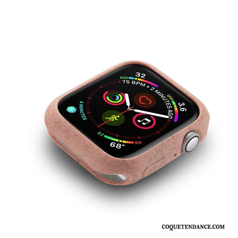 Apple Watch Series 5 Coque Fluide Doux Protection Délavé En Daim Tendance