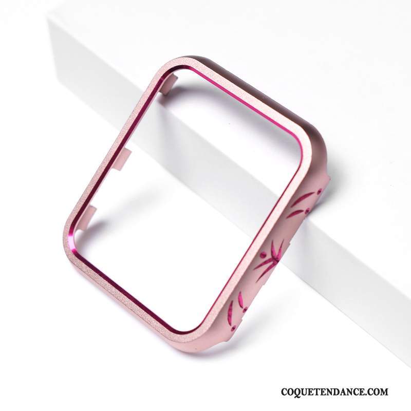 Apple Watch Series 5 Coque Rose Protection Incruster Strass Incassable