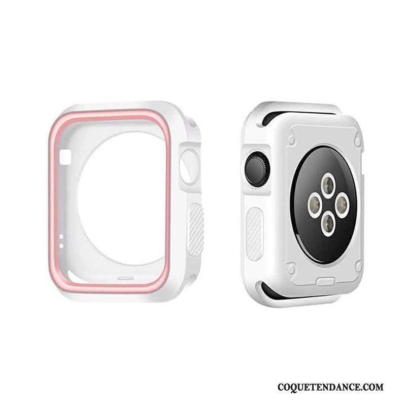 Apple Watch Series 5 Coque Étui Protection Blanc Border Accessoires
