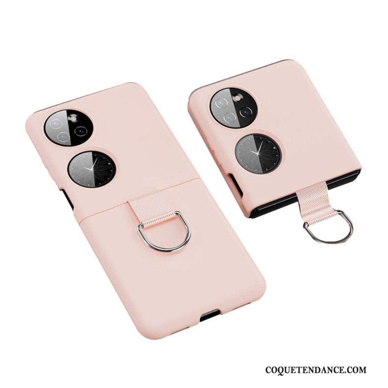 Coque Huawei P50 Pocket Anneau en Métal