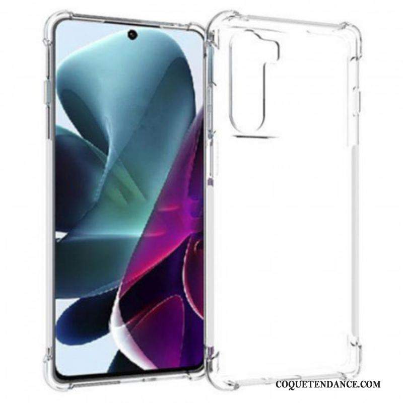 Coque Moto G200 G5 Transparente Coins Renforcés