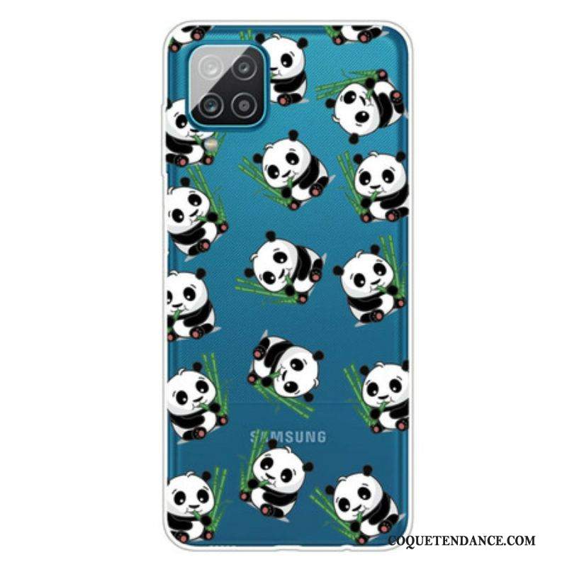 Coque Samsung Galaxy A12 / M12  Petits Pandas
