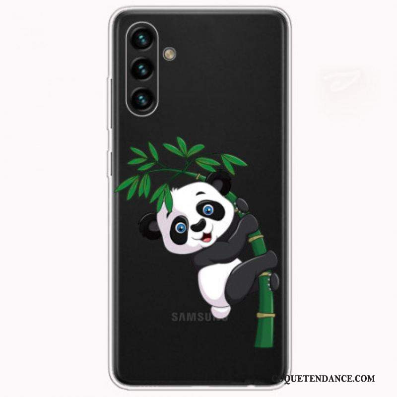Coque Samsung Galaxy A13 5G / A04s Panda Sur Le Bambou