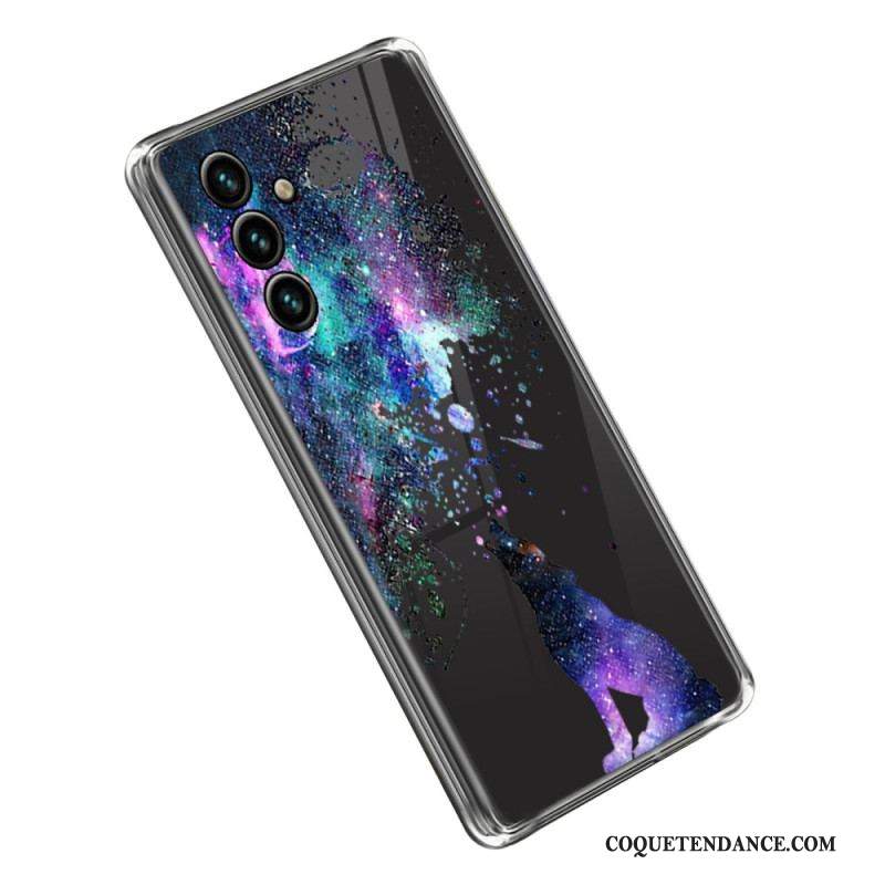 Coque Samsung Galaxy A14 5G / A14 Transparente Loup Sauvage