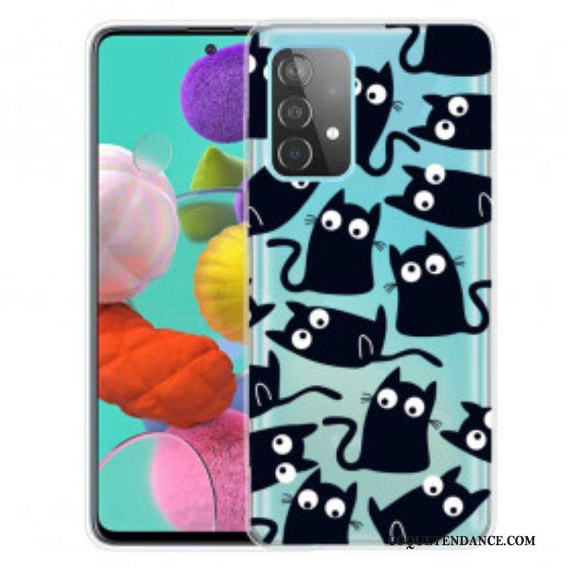 Coque Samsung Galaxy A52 4G / A52 5G / A52s 5G Souris Noires