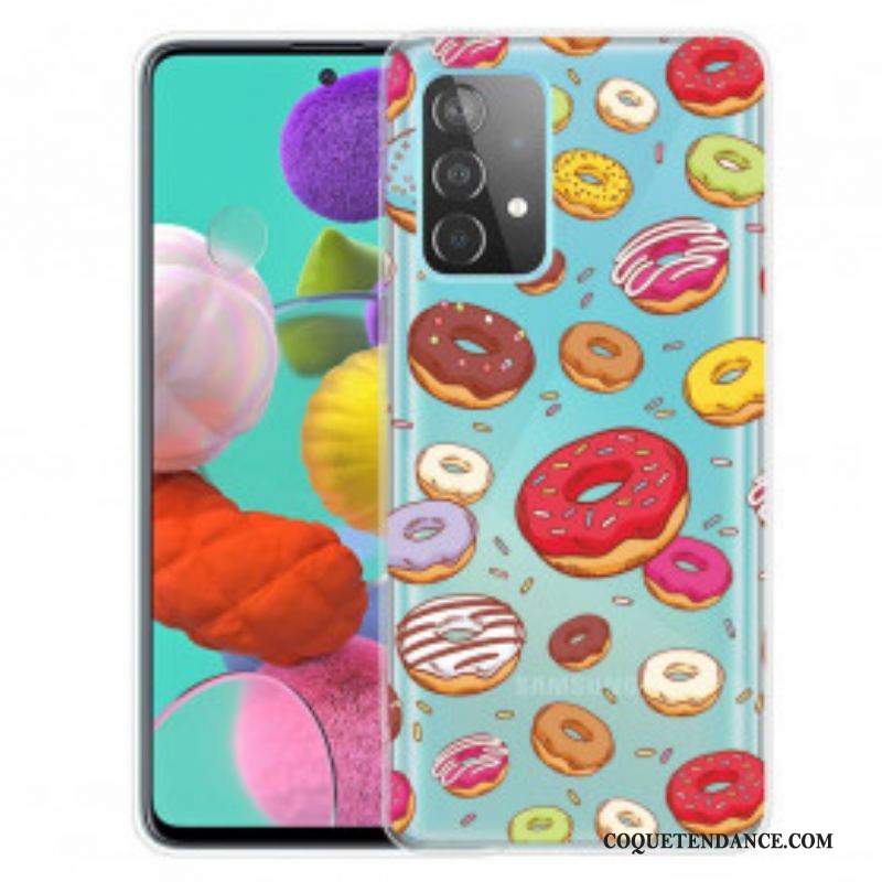 Coque Samsung Galaxy A52 4G / A52 5G / A52s 5G love Donuts