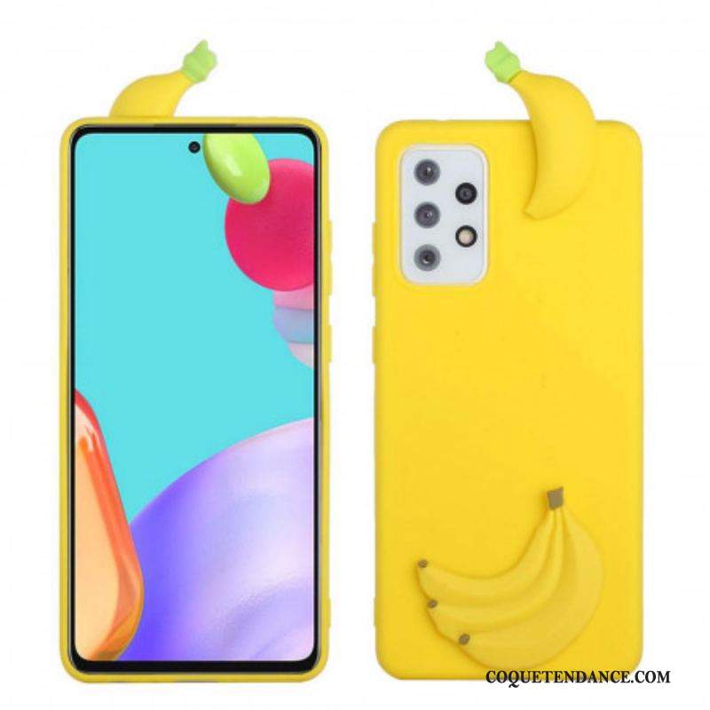 Coque Samsung Galaxy A53 5G Banane 3D