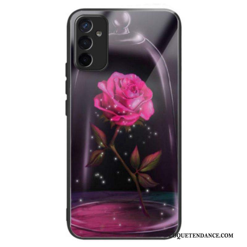 Coque Samsung Galaxy M13 Verre Trempé Rose Éclatante