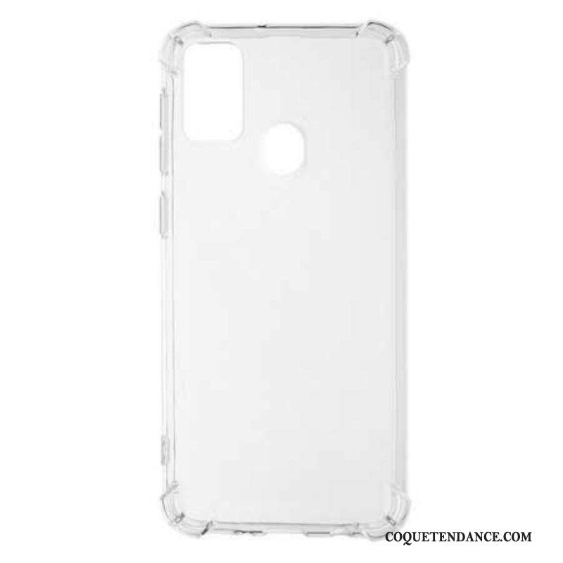 Coque Samsung Galaxy M21 Transparente Coins Renforcés