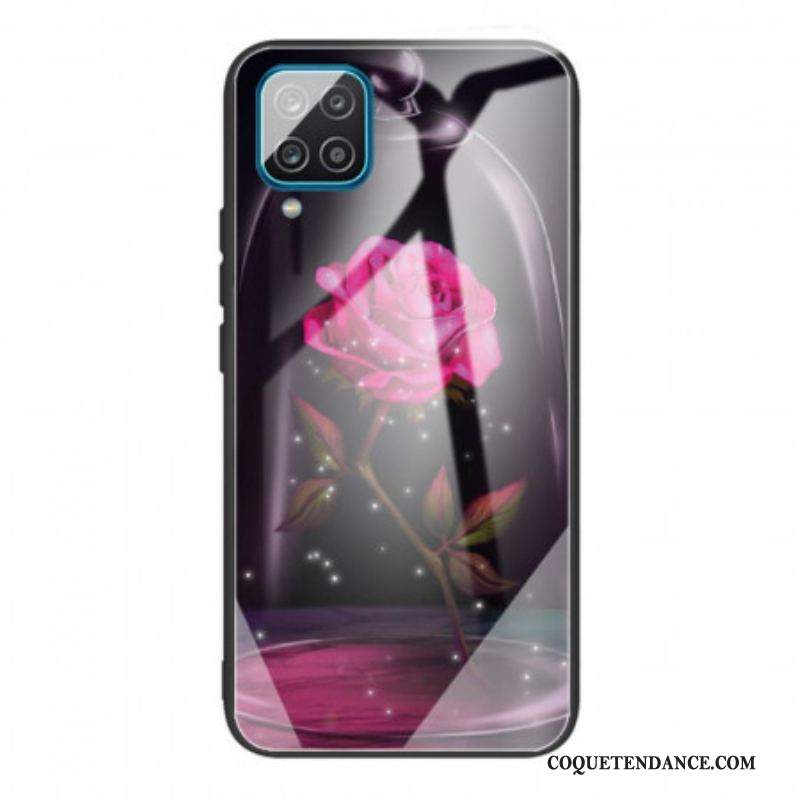 Coque Samsung Galaxy M32 Verre Trempé Rose Magique