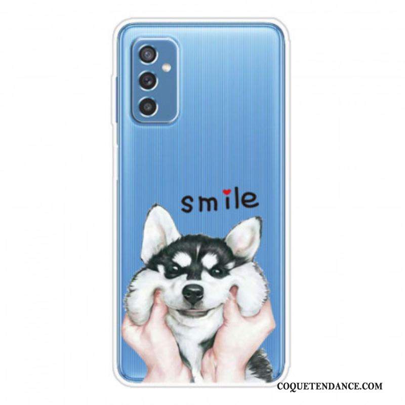 Coque Samsung Galaxy M52 5G Loup Câlin