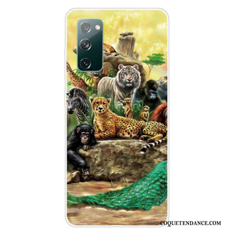 Coque Samsung Galaxy S20 FE Animaux Safari