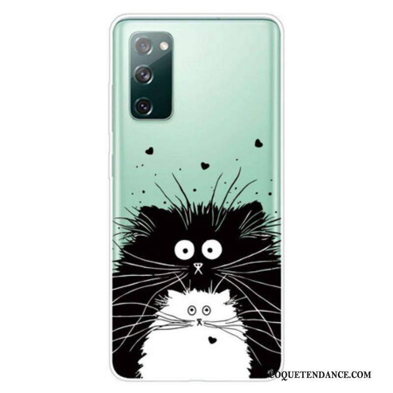 Coque Samsung Galaxy S20 FE Regarde les Chats