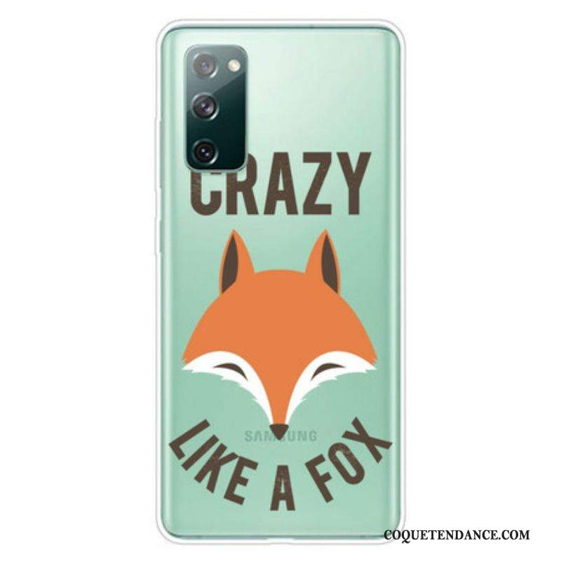 Coque Samsung Galaxy S20 FE Renard / Crazy Like a Fox