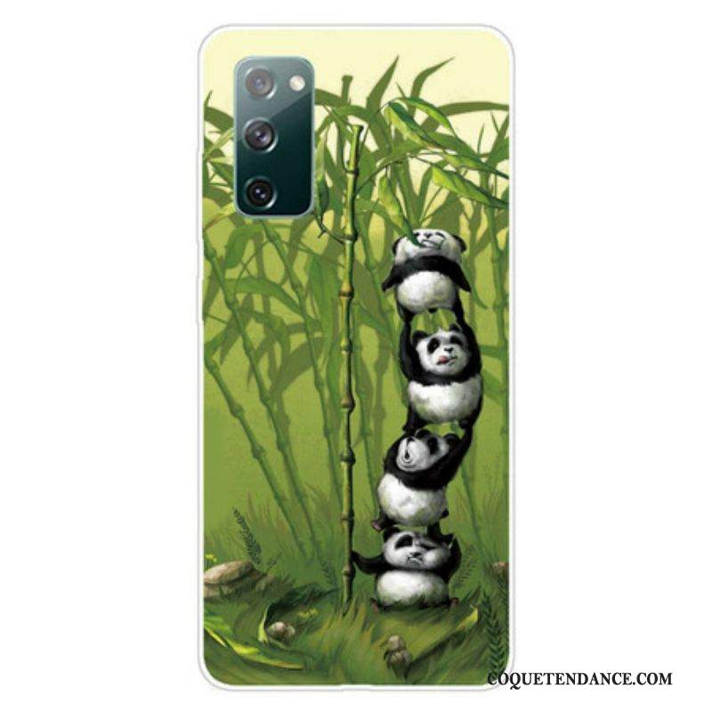 Coque Samsung Galaxy S20 FE Tas de Pandas