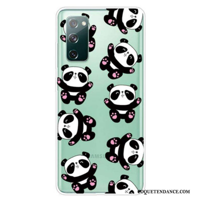 Coque Samsung Galaxy S20 FE Top Pandas Fun