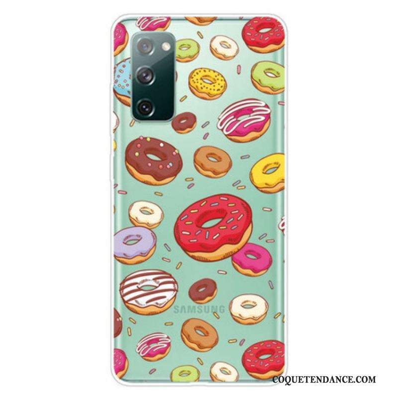 Coque Samsung Galaxy S20 FE love Donuts